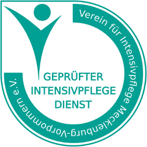 Prüfsiegel des Vereins für Intensivpflege in Mecklenburg-Vorpommern